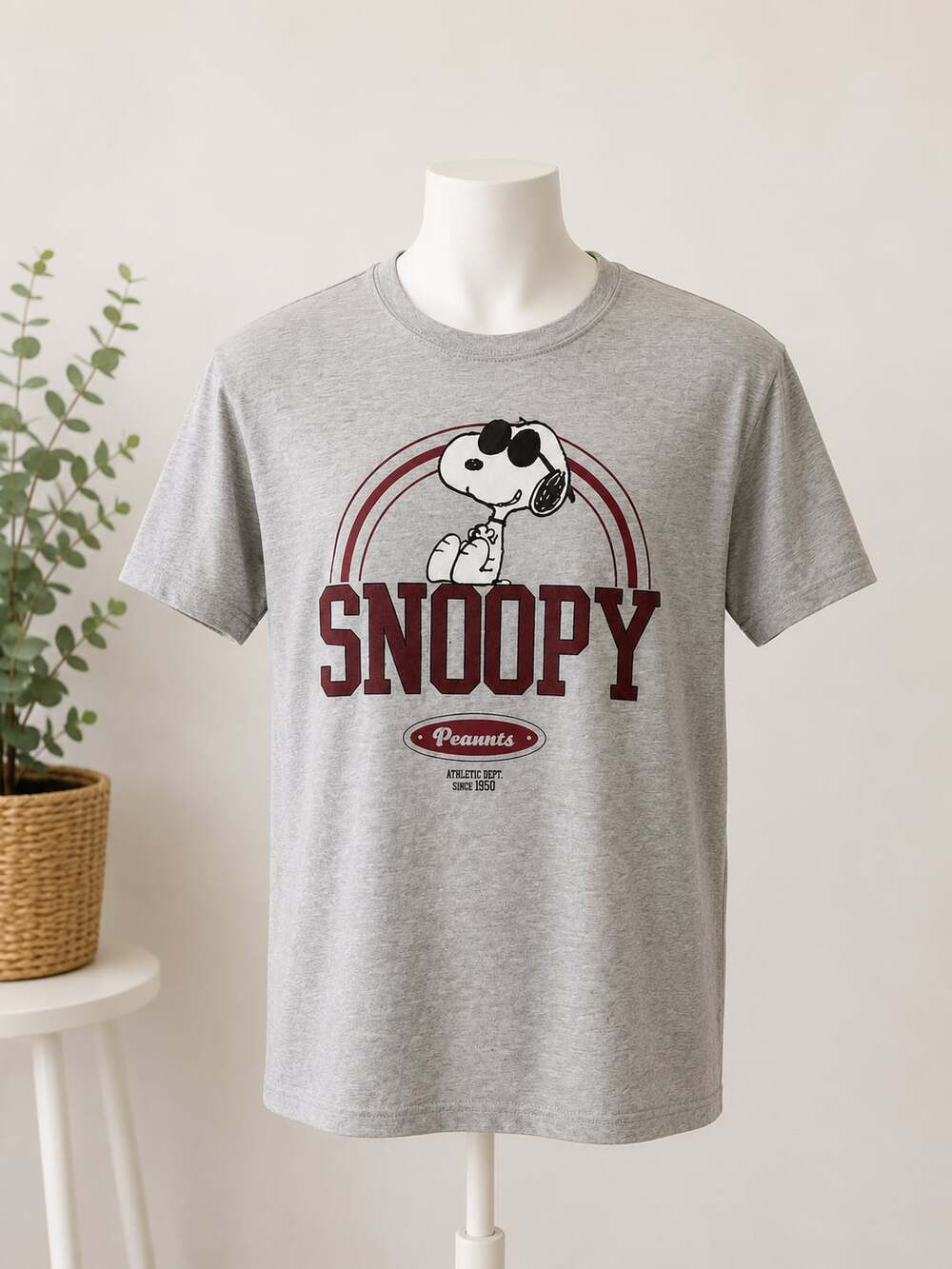 Peanuts Snoopy Athletic Dept Since 1950 Graphic T-Shirt